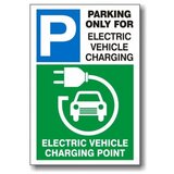 Electric Vehicle Charging Parking Sign